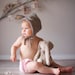 Bunny Hat - Alpaca Wool - Silk - Sizes: Toddler - Little Child - Bonnet - Pixie - Gray White Honey Brown Pink - Ears