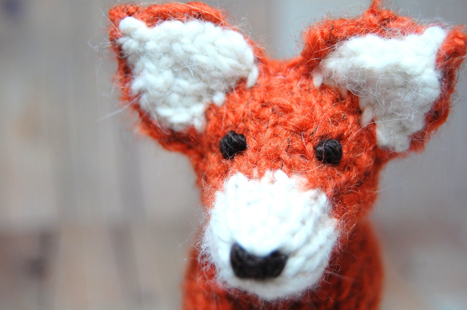 Knitting Pattern Fox Toy Digital Download PDF Waldorf Knit Fox Pattern DIY