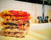 Crocheted 100% Cotton wash clothes