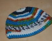 Peruvian Print Striped Beanie Size 6-12 months