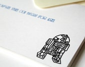 I Love You Card. ECO FRIENDLY. Anniversary Card. Wedding Card - Obi Wan. Recycled Linen Card.