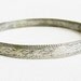 Antique Silver Etched Bangle Bracelet