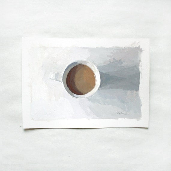 Coffee Painting - Coffee 1 - original art