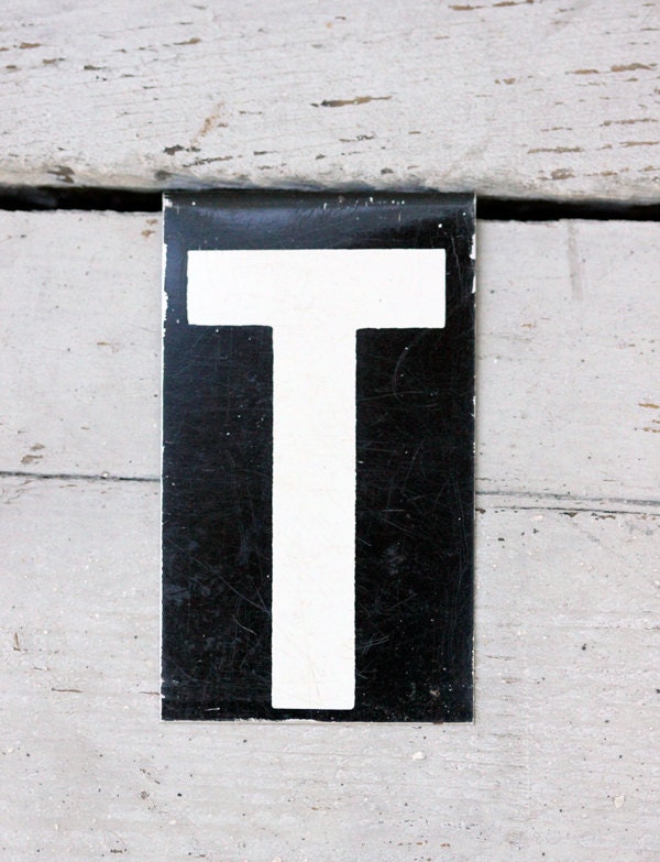 Metal Letter T