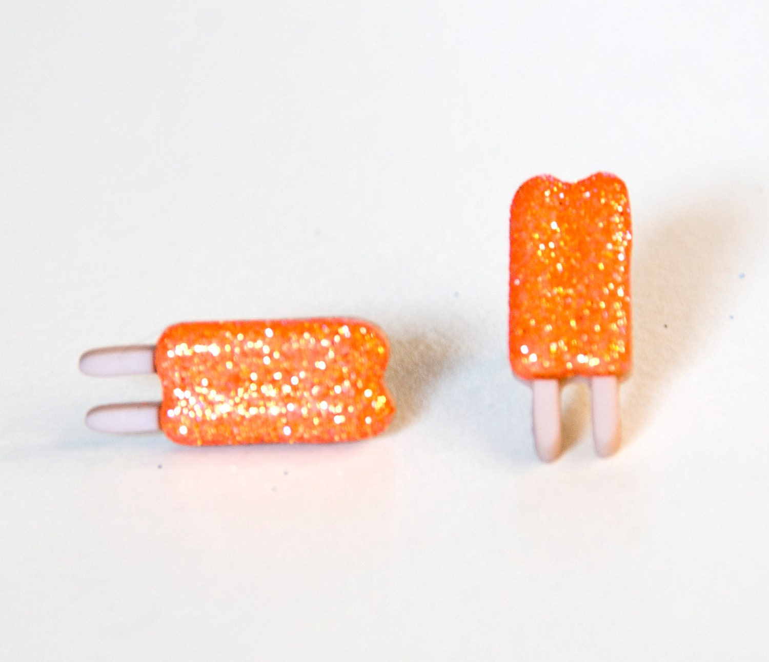 Orange Popsicle Earrings