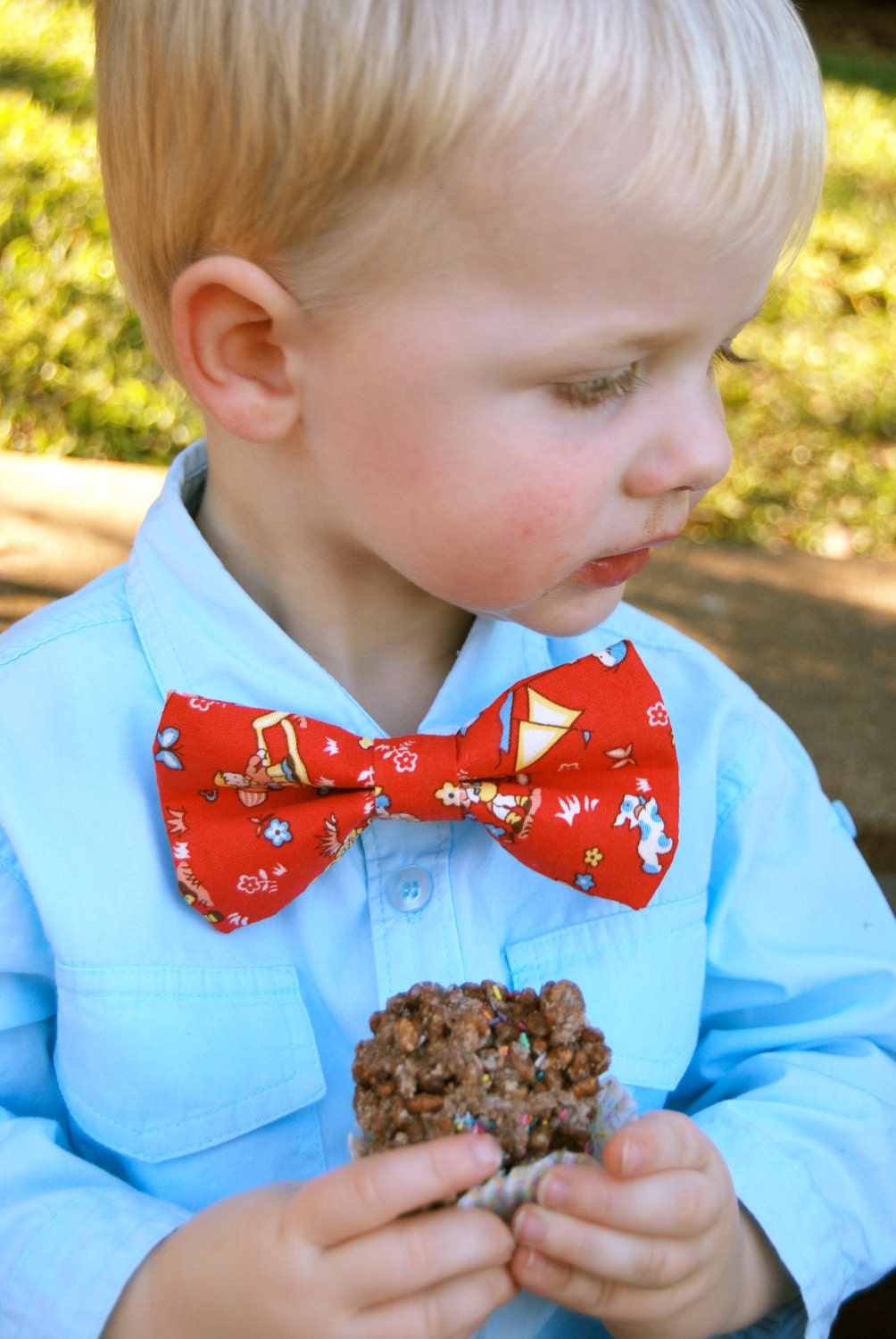 Baby Toddler Bow Tie - Special Occasion, Christening, Wedding, Gift Photography Prop