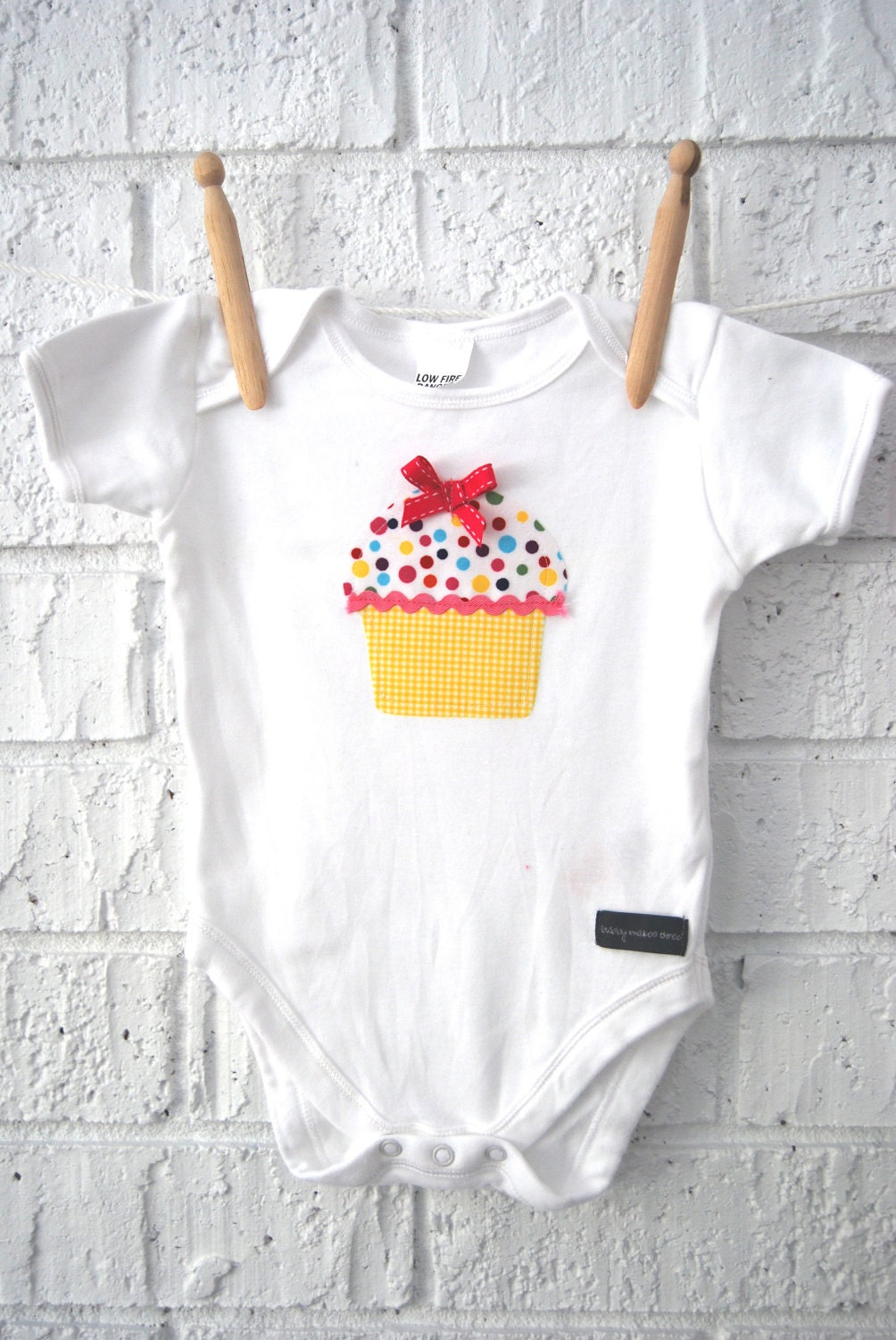 Baby Girl Cupcake Bodysuit