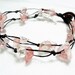 handmade bracelet anklet 148 vintage Strawberry stone