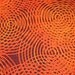 The Matrix by Benartex Orange Spiral Fabric