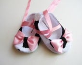 Baby Shoes Moo Cow Soft Ballerina Slippers Baby Booties