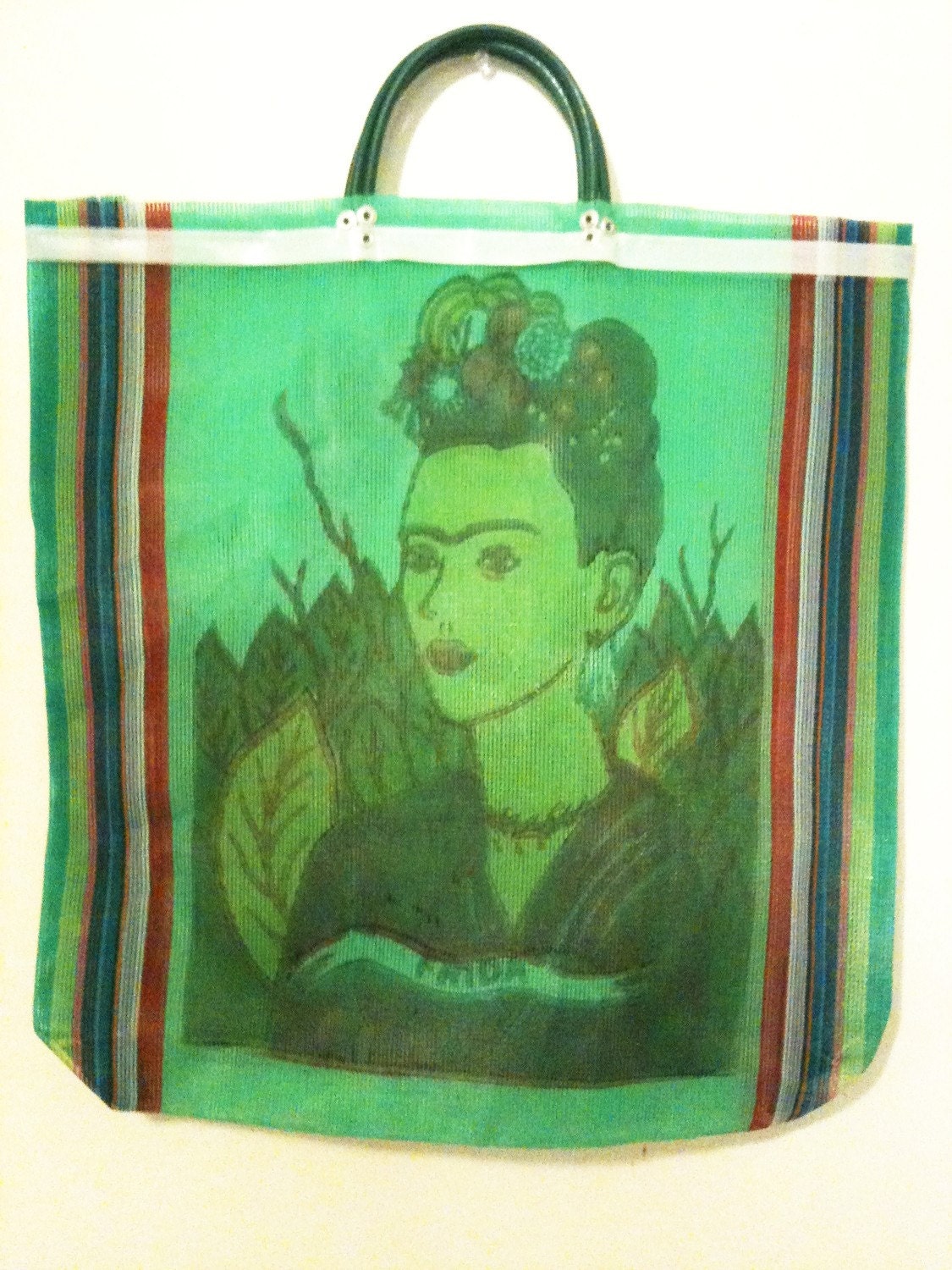 frida kahlo mesh bag