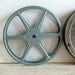 Eastman Kodak Metal Movie Film Reels and Canister, 16mm, Industrial Home Decor