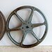 Eastman Kodak Metal Movie Film Reels and Canister, 16mm, Industrial Home Decor