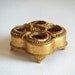 Florenza Gold Lipstick Holder, Hollywood Regency, Glam
