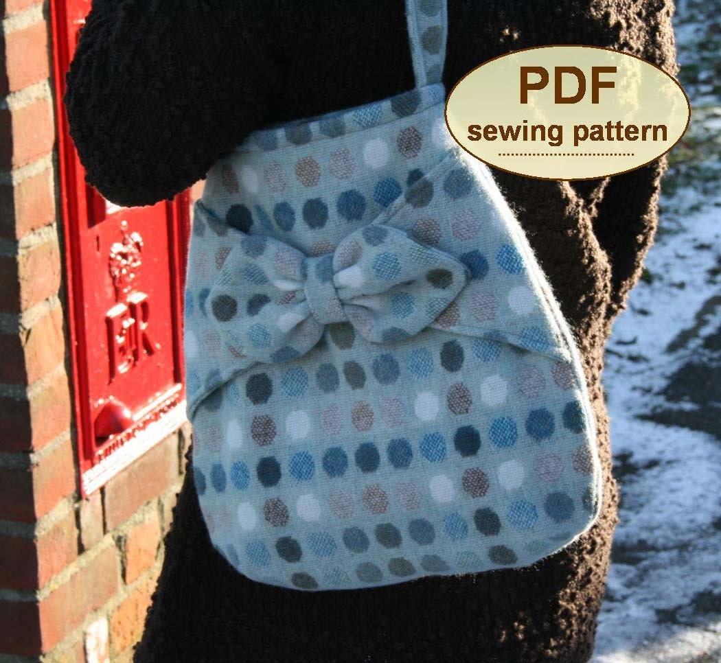 Village Post Bag PDF sewing pattern INSTANT DOWNLOAD