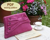 Sewing pattern to make the Gershwin Clutch Bag - PDF (email delivery)