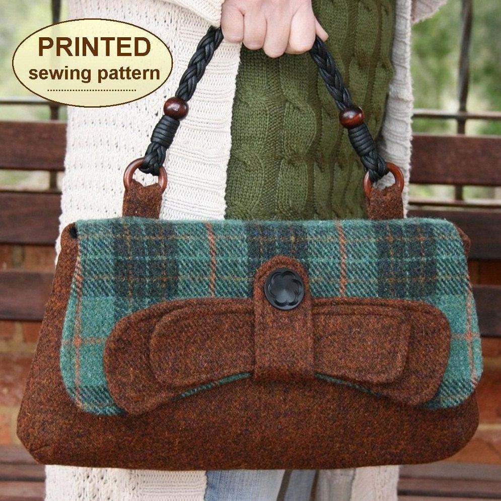 Casablanca Clutch Bags PRINTED sewing pattern (TWO styles included)