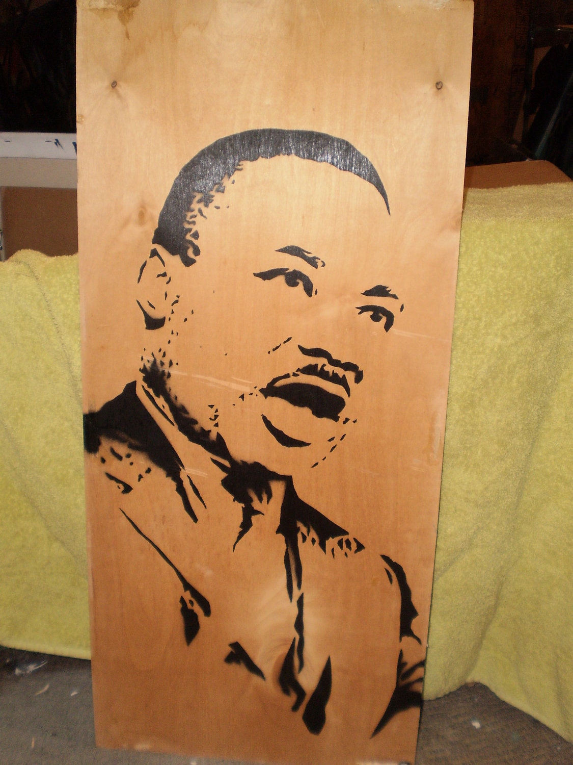 Martin Luther King (wood)