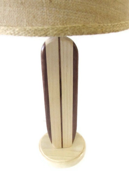 Surfboard Accent Lamp Walnut