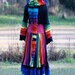 SuperDuperUbberAwesome Custom corset  Kaleidoscope gypsy dream traveling upcycled patchwork ragamuffin elf pixie rave recycled sweater coat