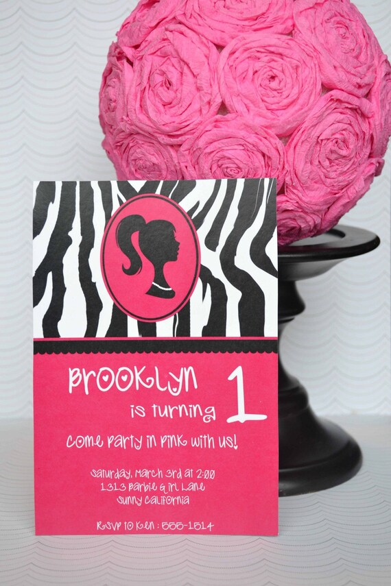 DIY Printable FULL Collection: Hot Pink & Zebra