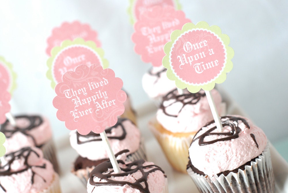 Fairy Tale CUSTOMIZABLE PRINTABLE Party Circles  by ItsyBelle