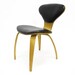 20% OFF - Cherner Style Plycraft Chair in Black Vinyl