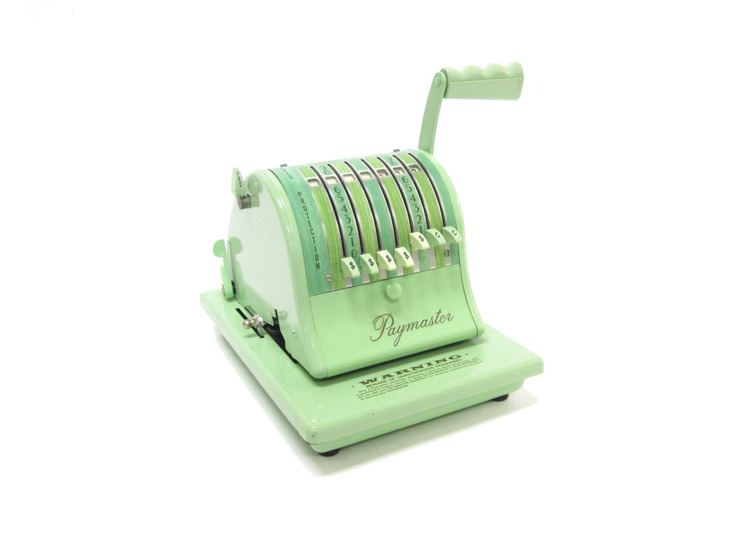 20% OFF - Vintage Green Paymaster Machine