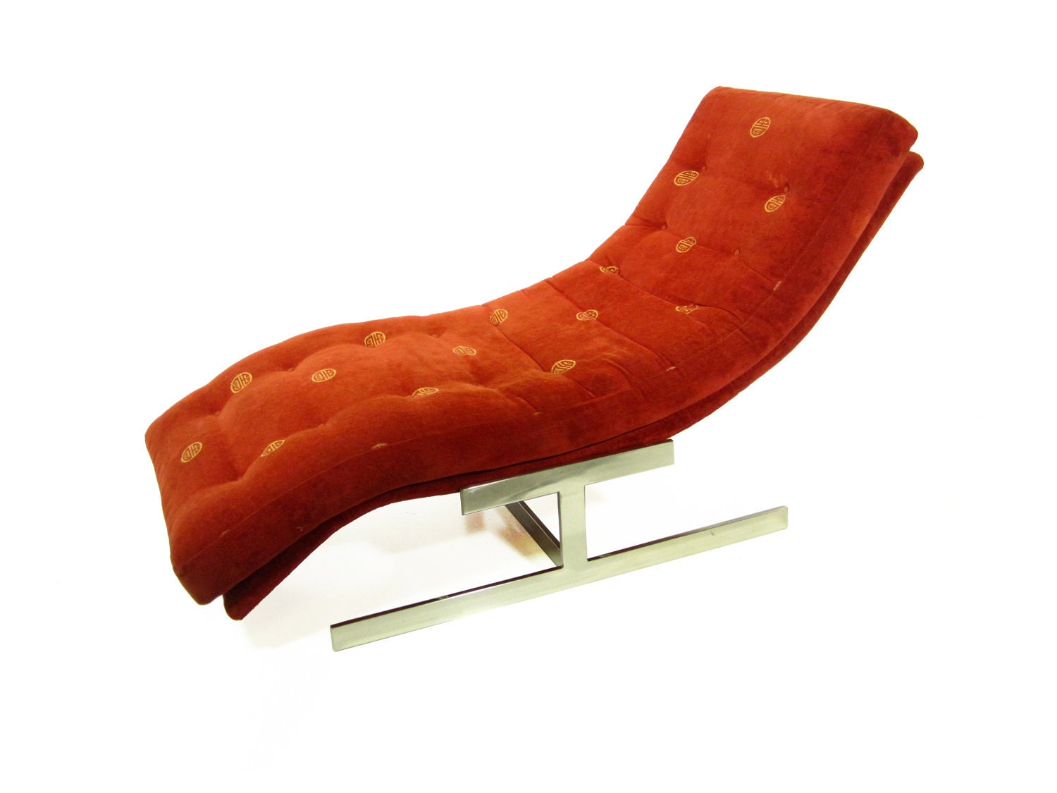 20% Off Sale - Vintage Milo Baughman Wave Chaise Lounge