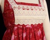 Monica Dress, Heart Design Dress with Lace Embellishment by Jezenya on Etsy.
