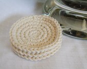 Cream Cotton Face Scrubbies Set of Three available in any color