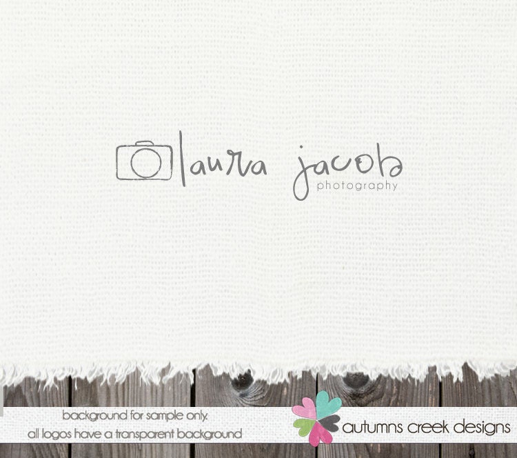 Photography Logo Premade Logo Design Camera Logo Watermark Design