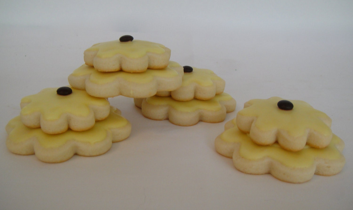 Black Eyed Susan Iced Sugar Cookies