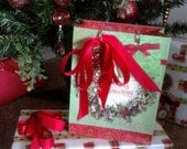 Handmade Birthday-Holiday Gift Tag Holders-Favors-Ornaments-Wedding Favors