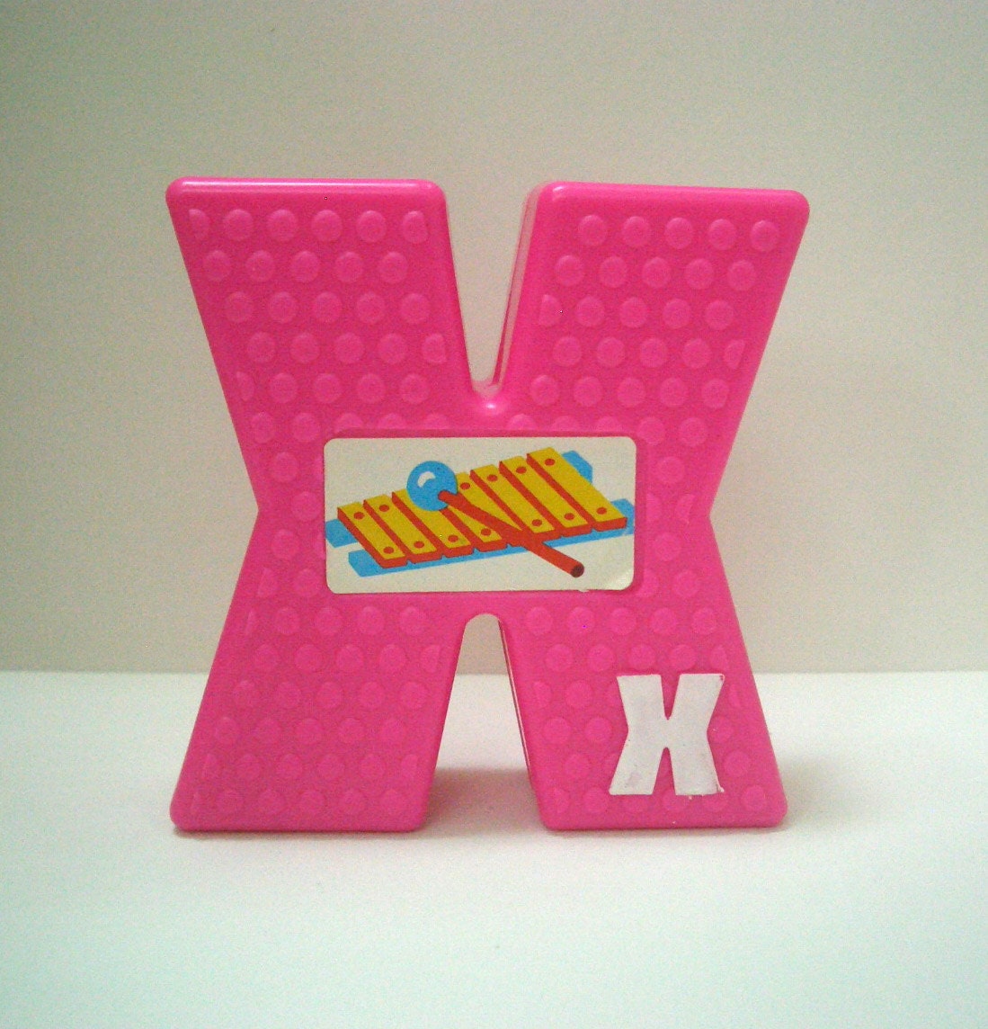 Retro Sesame Street Block Letter X