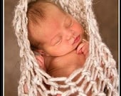 Hanging Stork Pouch- any color- made to order - photo prop