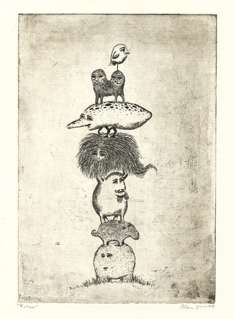 Creature Totem Etching