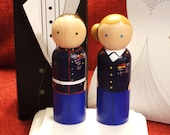 Marine Cake Toppers Fully Customizable--Navy, Coast Guard, Army, Air Force - IttyBittyWoodShoppe Marine Cake Toppers Fully Customizable--Navy, Coast Guard, Army, Air Force - IttyBittyWoodShoppe