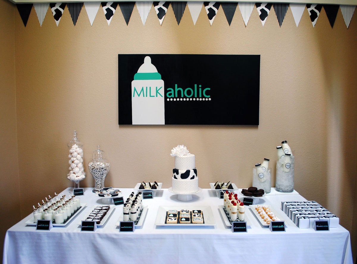 Milkaholic Painted Canvas