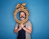 FELT Mustache On A Stick - The Cowboy