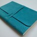 Suede Bound Notebook Vibrant Turquoise RESERVED (Customer Order) X 6 Handmade