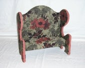SALE 20% OFF / Upholstered Doll Bench