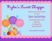 Cute Candy Shoppe Birthday Party Invitations Il_170x135