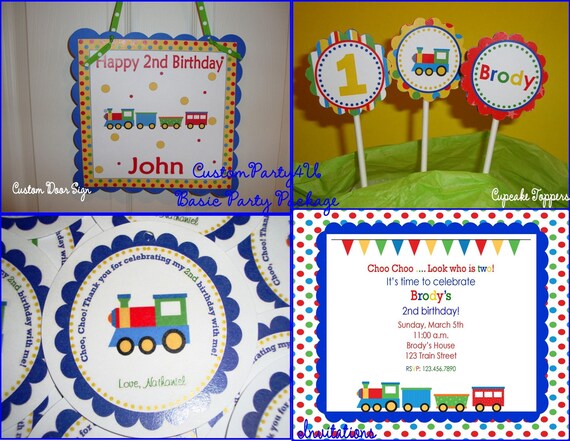 Choo Choo Train Basic Party Package Il_570xn