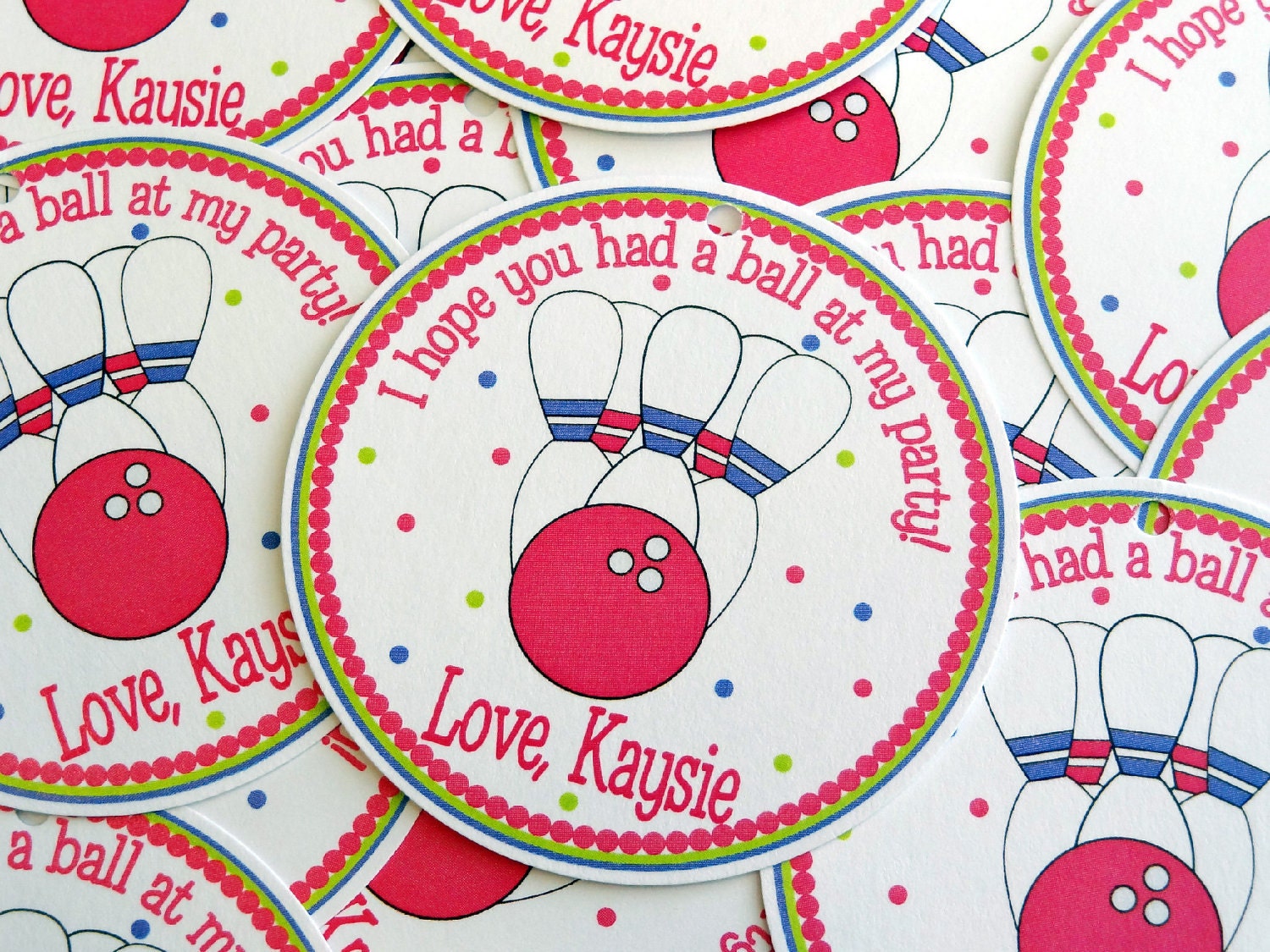 Girl Bowling Favor Tags Il_570xn