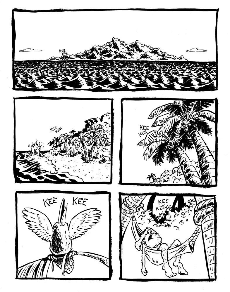 One Android Stories: Tide Lines, mini-comic