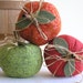 Fabric Apples Set of Three
