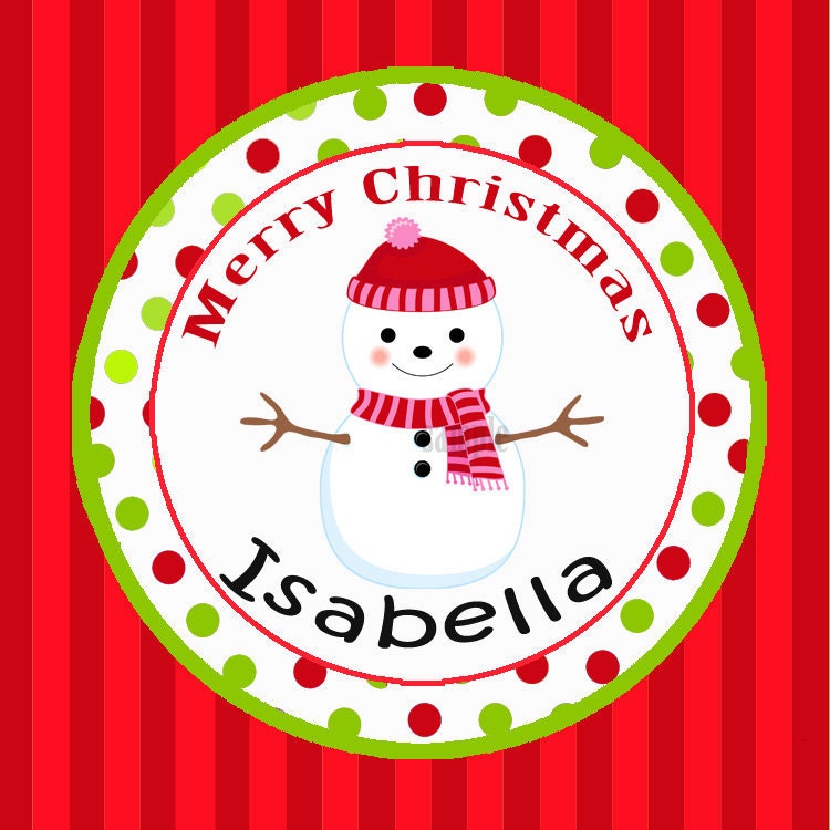 Printable Snowgirl Christmas Treat Tags Gift Tags or Cupcake Toppers Il_570xn