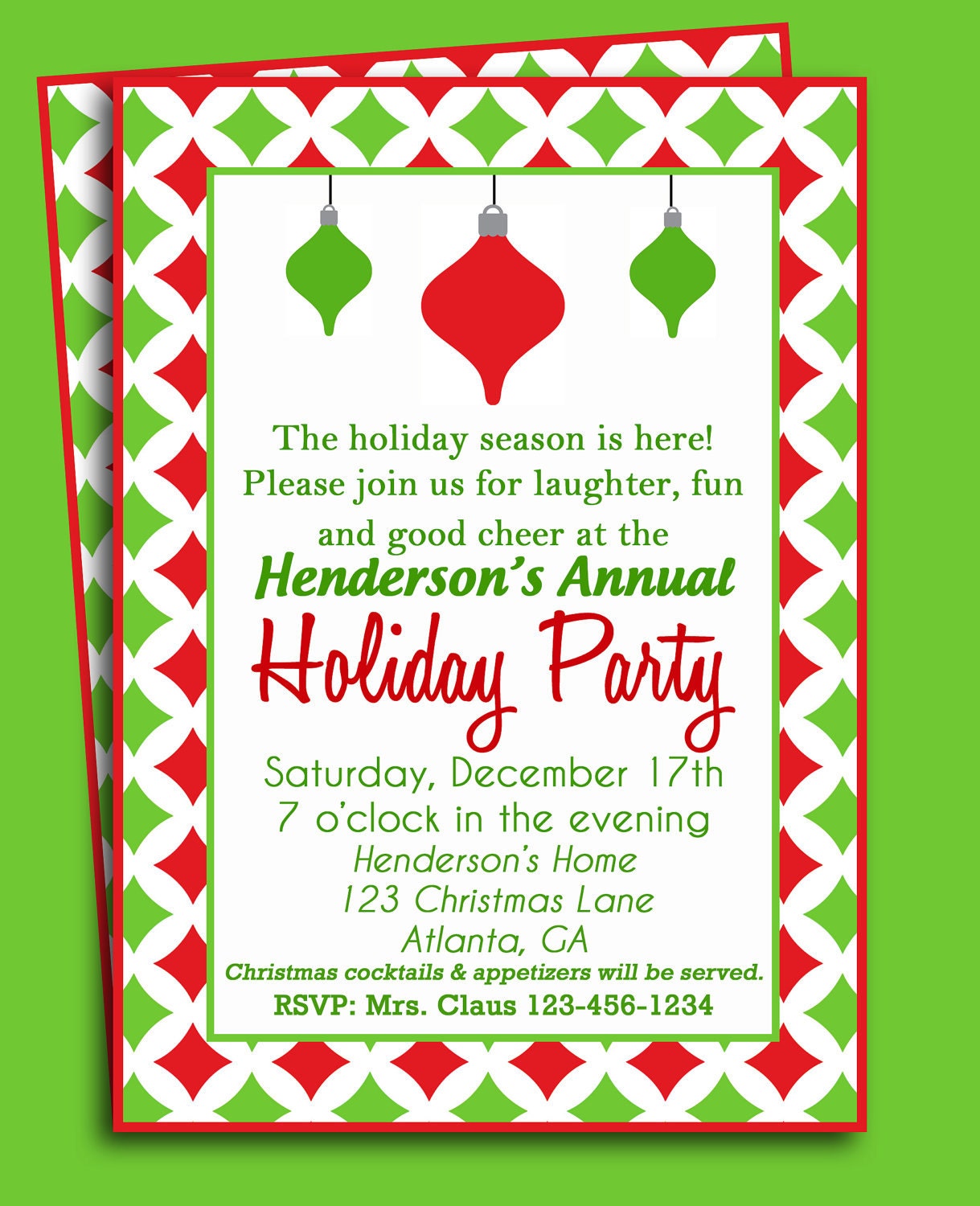 free clipart christmas party invitations - photo #31