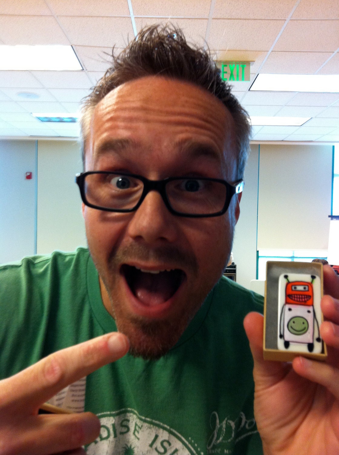 Fun Bot: a tiny domino robot that makes everywhere you are a fun place to be